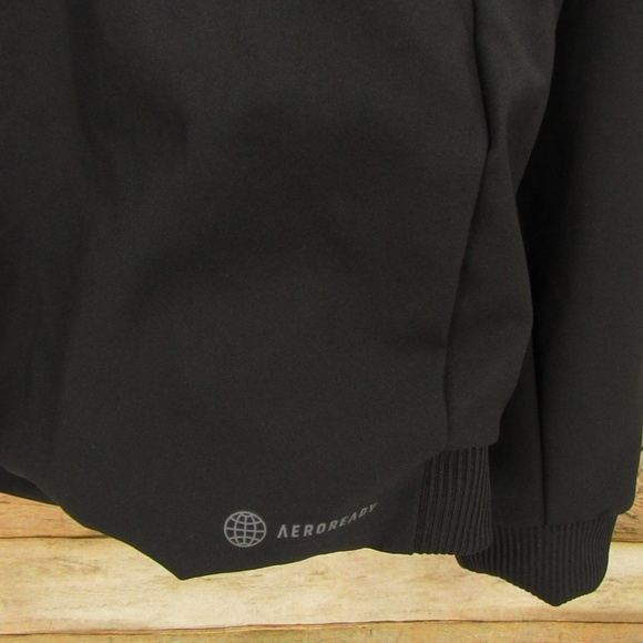 Adidas Aeroready Black Zipper Front Jacket Unisex M - Picture 13 of 16